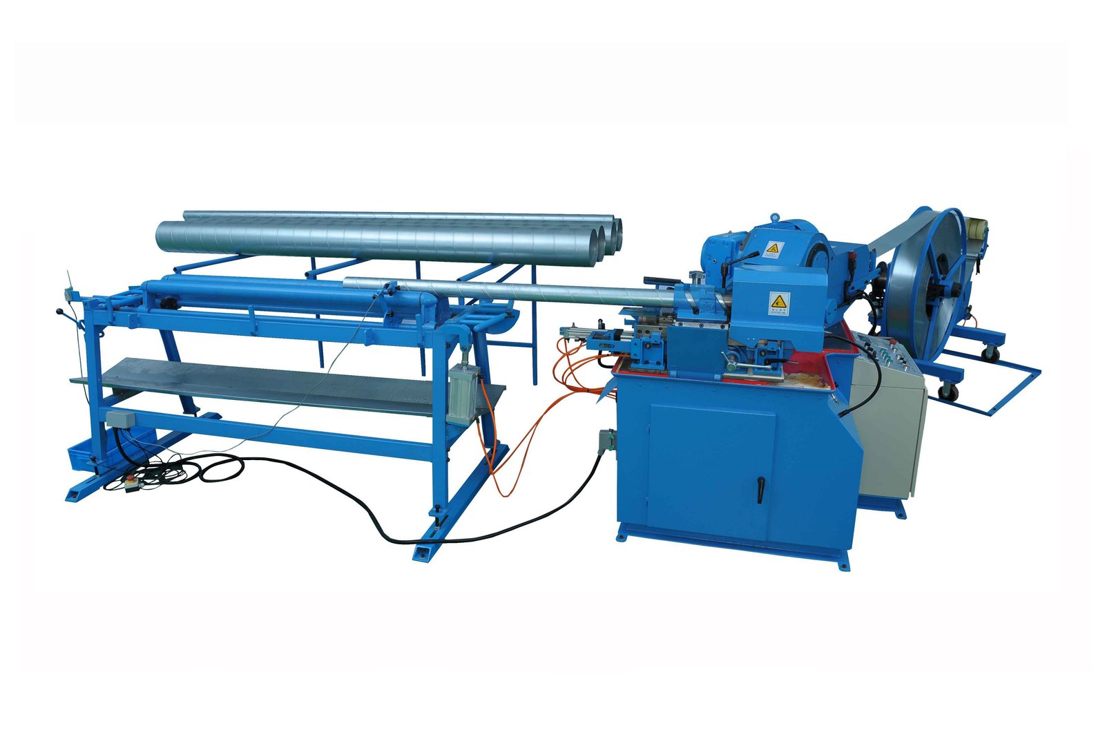 Spiral duct forming line